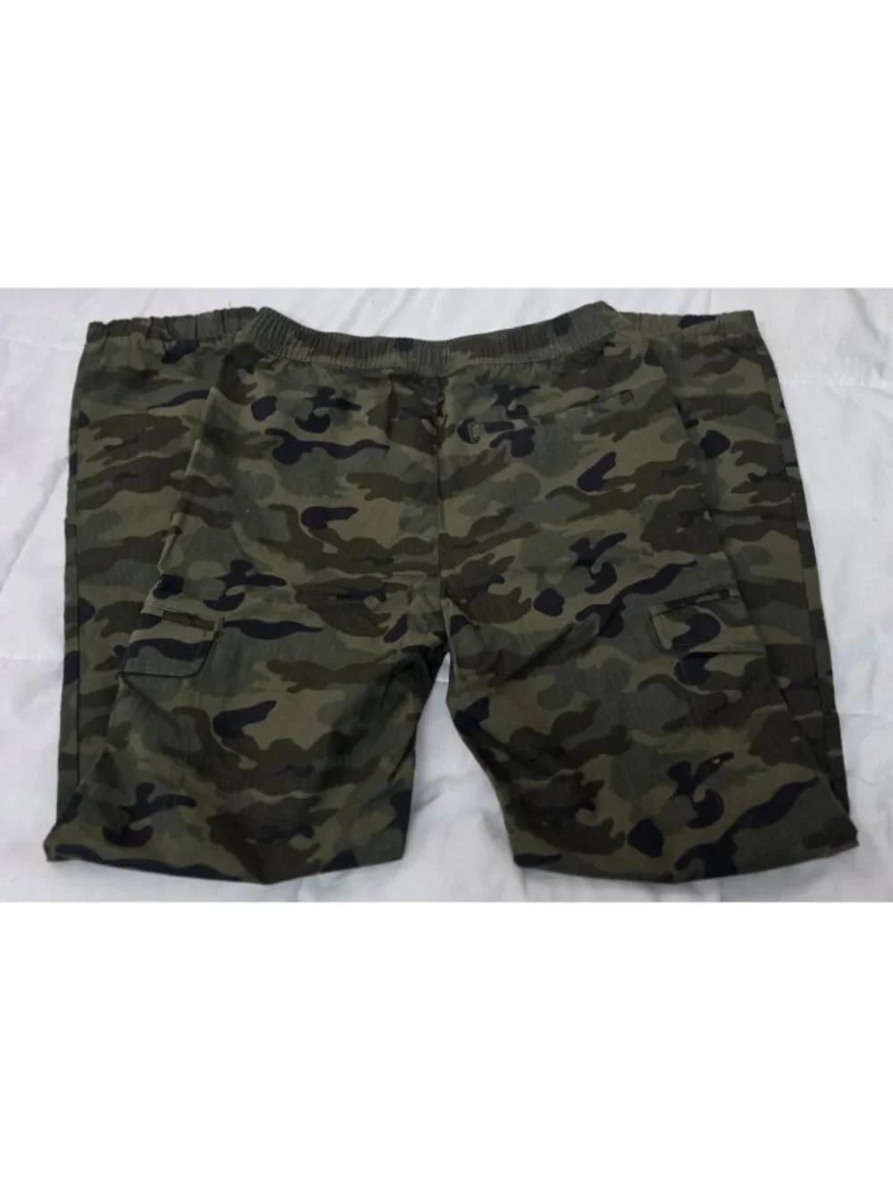Old Navy Boys XXL 18  Cargo Jogger Pants Built In Flex Green Camouflage Tactical